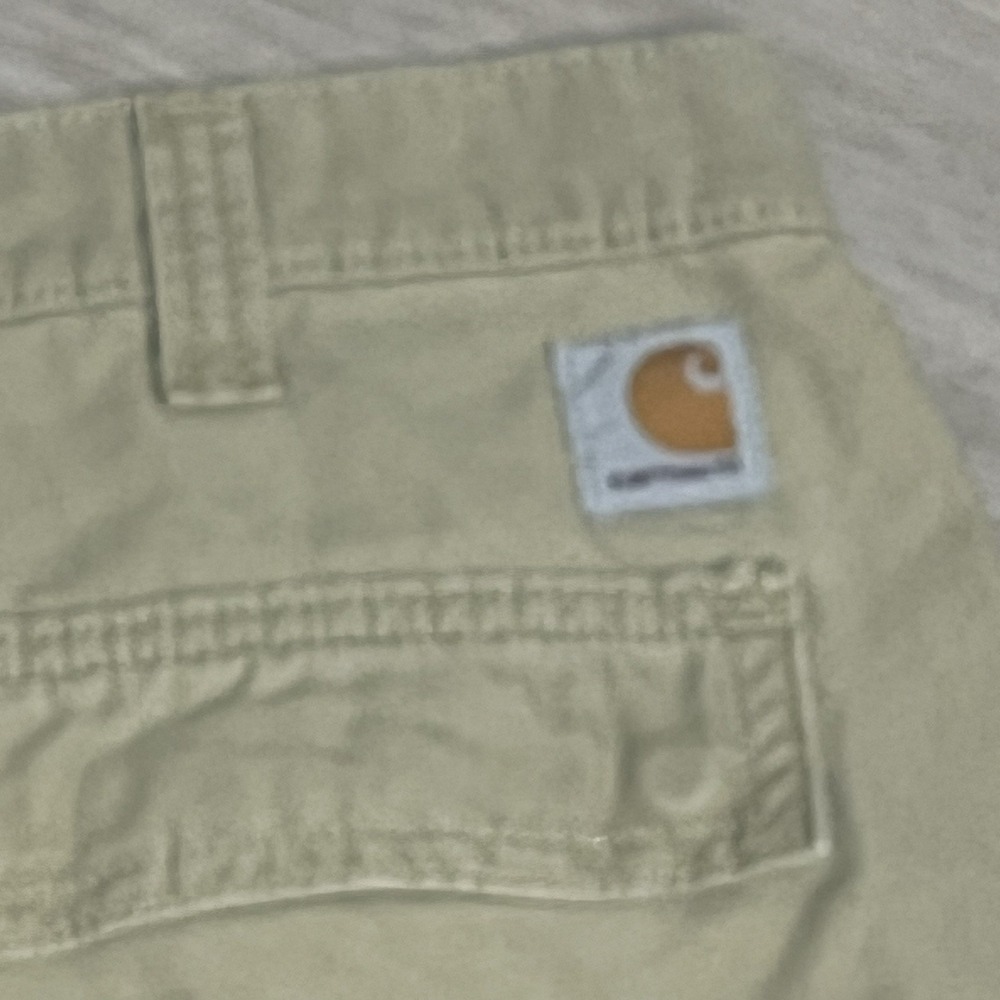 Carhartt Cargo Shorts Mens 34(Fits32) Beige Hiking Camping Outdoors Casual - Picture 3 of 7